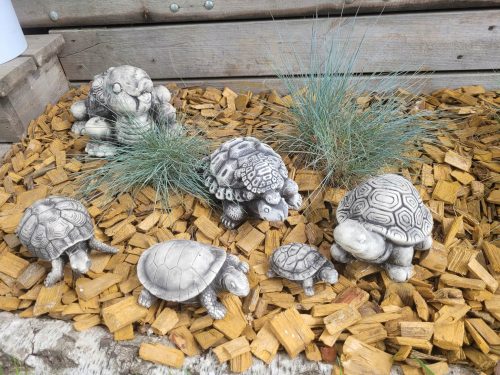  Gipsane kornjače kornjače figurice od gipsa vrtne kornjače SET 3D ukrasa