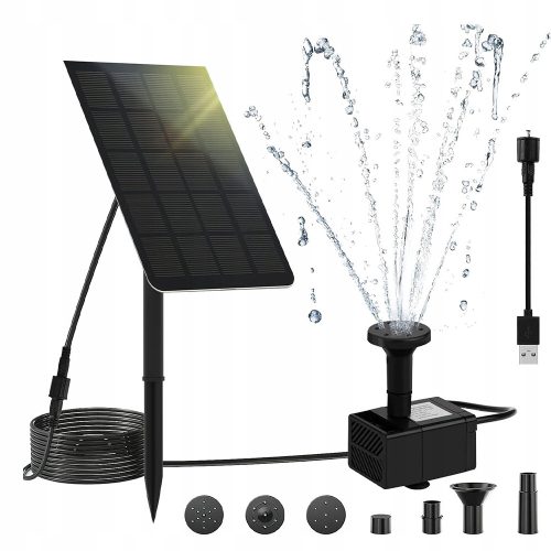 Sunčana Fontana za Ribnjak s Solarnom Pumpom
