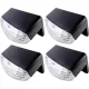  Solarna lampa Cortina, crna, 5,3 cm, 4 kom.