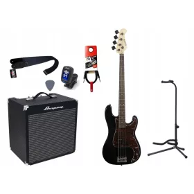    Arrow SESSION BASS 4 NIGHT BLACK ROSEWOOD/T-SH bas gitara 4 žice