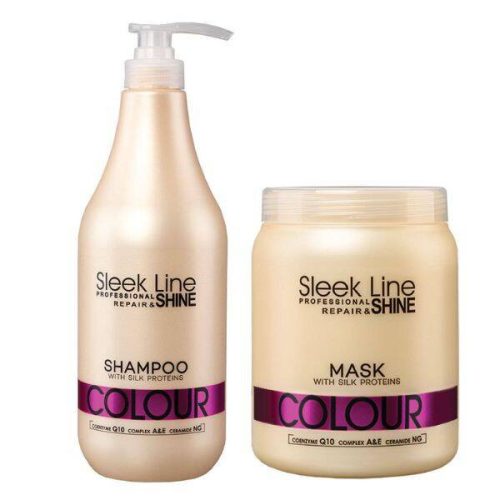 STAPIZ SLEEK LINE SET BOJA ŠAMPON + MASKA 2 x 1L XXL