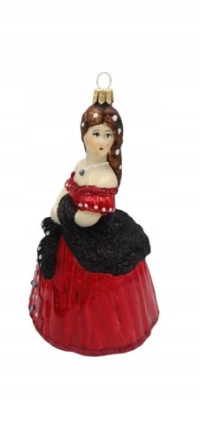  STAKLENE BOŽIĆNE KUGLICE Princess 16,5 cm