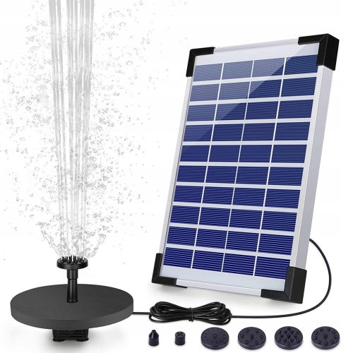 Solarna fontana premium za vrt - Pumpa Bedee 5 W Do 500 l/h