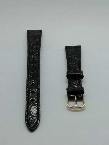 Elegantni 14 mm Kožni Remen za Sat, Crne Boje