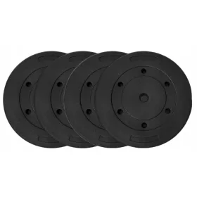   Bitumensko opterećenje za vježbanje 4x10kg - SET od 40kg s kompozitnim diskom