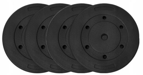 Bitumensko opterećenje za vježbanje 4x10kg - SET od 40kg s kompozitnim diskom