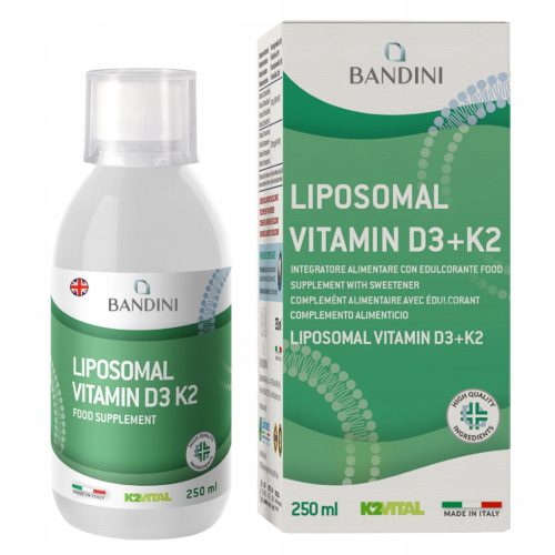 Liposomalni tekući dodatak prehrani s vitaminom D3 i K2 za optimalnu apsorpciju