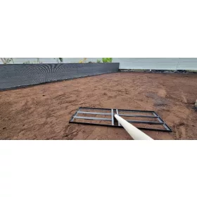  Hdw-drvo metalne grablje 90 x 30 cm