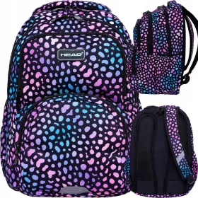   Ruksak za školu HEAD GEMSTONE 27L s 3 pretinca za djevojčice