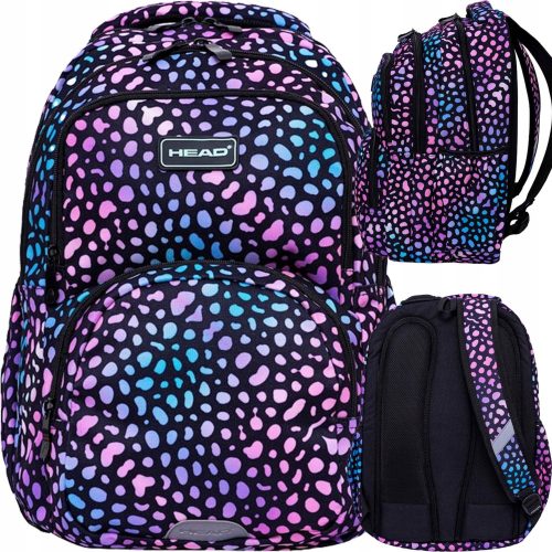 Ruksak za školu HEAD GEMSTONE 27L s 3 pretinca za djevojčice