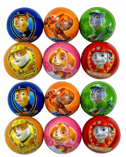 12 komada ANTI-STRES LOPTA GNIJEČILIŠTE BAJKA PAW PATROL LOPTA PSI