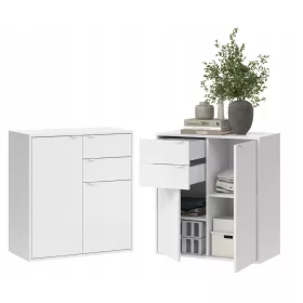  Komoda SaraMeble COCO 75 x 35 x 80 cm bijela