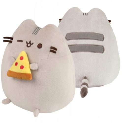 PLIŠANA MASKOTA MAČKA PUSHEEN KITTY SA PIZZOM 20 CM