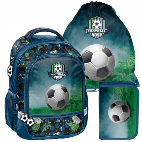 PASO ŠKOLSKI RUKSAK za nogomet 1.-3. razred - SET od 3 komada