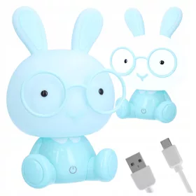   Lampka za djecu Zeko LED USB 3 načina osvjetljenja za spavanje