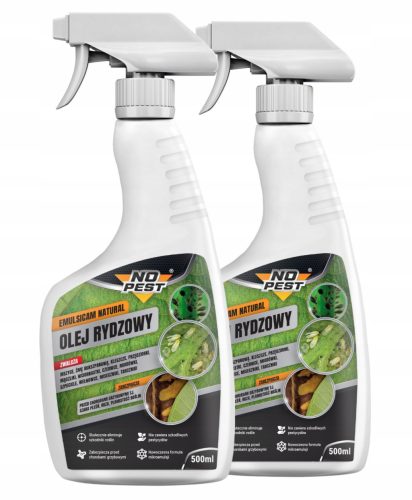 NO PEST 500ml - Učinkovit prirodan sprej protiv štetnika i bolesti biljaka (2 komada)