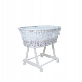 Julijina košara od prirodnog pruća s bijelim punjenjem