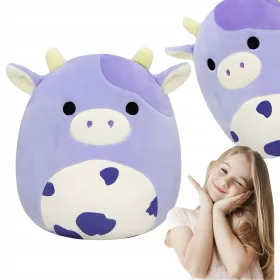 SQUISHMALLOWS Ljubičasta Kravica Bubba Fudge 40cm