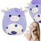 SQUISHMALLOWS Ljubičasta Kravica Bubba Fudge 40cm