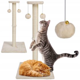 Visoka kula za grebanje za mačke, legenda, igračka, lopte