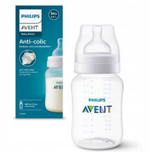 SCY103/01 BOČICA ZA BEBE S ANTIREFLUKS SUSTAVOM 260ML