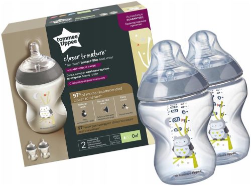 Tommee Tippee sova bočica 2x260 ml za bebe