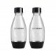 SodaStream boce 0,5L - pakiranje od 2 crna emotikona