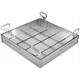 Inspekcijski šaht od nehrđajućeg čelika 500x500x80 mm