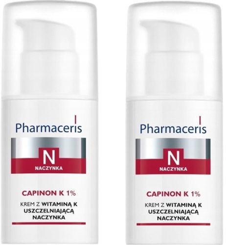 PHARMACERIS N CAPINON K 1% Krema s Vitaminom K - Učvršćuje Kapilare 30 ml
