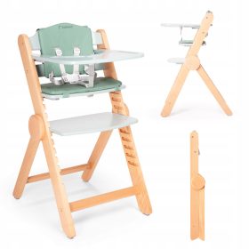    Drömmer drvena sklopiva stolica za hranjenje, smeđi oslonac za noge