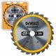 DeWALT DT1956 TARCZA ZA REZANJE DRVETA 250mm x 30mm 24 ZUBA