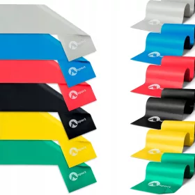    OTPORNA GUMENA REHABILITACIJSKA TRAKA ZA FITNESS VJEŽBE LATEX 200cm 1-2kg