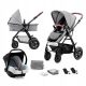 Kolica za bebe KinderKraft MOOV 3u1, siva