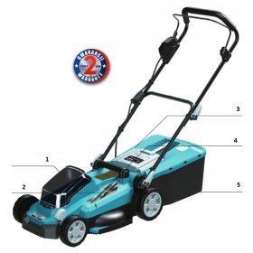  Dedra DED7198 akumulatorska kosilica za travu 33 cm