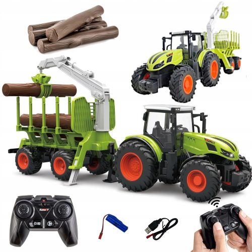 VELIKI TRAKTOR SA DALJINSKIM UPRAVLJANJEM I PRIPREMOM ZA PRIKOLICU