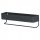 Kupaonska polica SEALSKIN Brix Loft Coram 10 x 35 x 8 cm crna