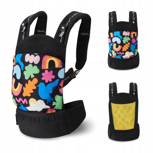  Ergonomska nosiljka za dijete do 20 kg, HUGGY Kinderkraft kapuljača