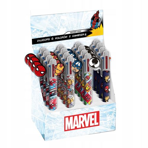 Paso Marvel Dječji Set 16 Kemijskih Olovaka sa Privjeskom Superheroji