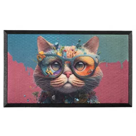  ULAZNA UKRASNA GUMENA OTPIRKA SA MAČKOM 45x75CM