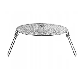   Roštilj za vrtni kamin Rešetka za vatru 42 cm čvrsti čelik