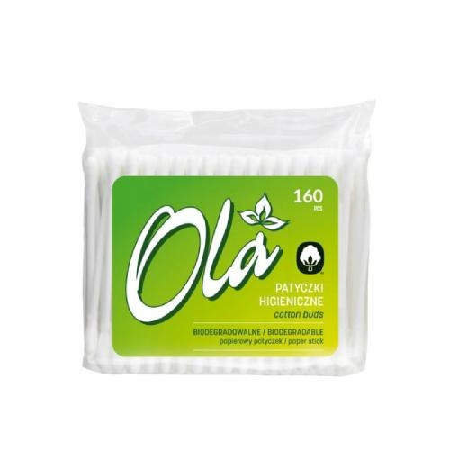 OLA Beauty Papirnati kozmetički štapići, 160 komada