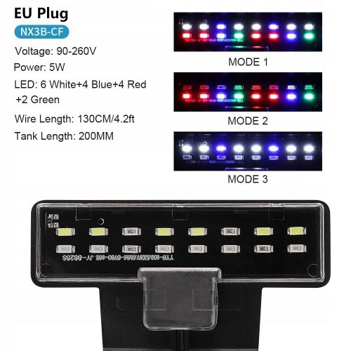 Lampa za mini akvarij Led Super Slim svjetiljka s kl