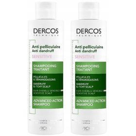   VICHY DERCOS DS 2x200ml Šampon protiv peruti za osjetljivo vlasište