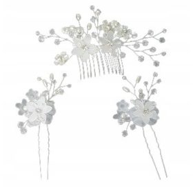    Ukrasi za vjenčanje Češljajte punđu za podignutu punđu Pričest Vjenčanje Vjenčanje