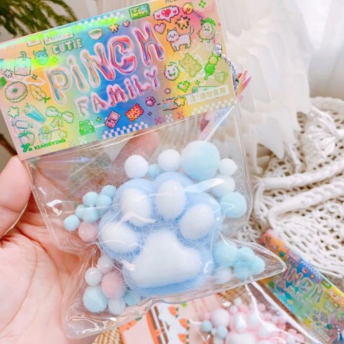 Plush Soft Cat Paw Squishy Toy