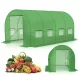 TUNEL ZA VRT FOLIJA STAKLENIK 400x250x200 cm 10m2 ZELENI