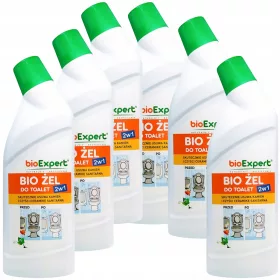   Toaletni gel za čišćenje WC-a BIOEXPERT 6x750ml - Bio set gelova za čišćenje WC-a: 6x750ml Čistač 4,5l bioExpert