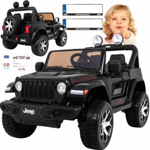  Auto na akumulator Jeep Wrangler Rubicon Black