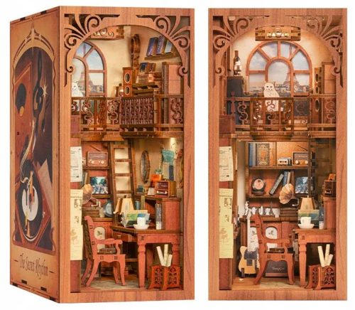 Minijaturna kuća za knjige "Tajni ured Book Nook" od CuteBee