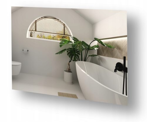  LED osvijetljeno ogledalo 110x80cm Kupaoničko rješenje u modernom stilu